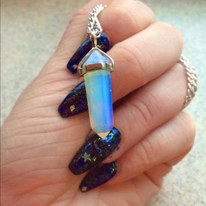 Opalite crystal necklace